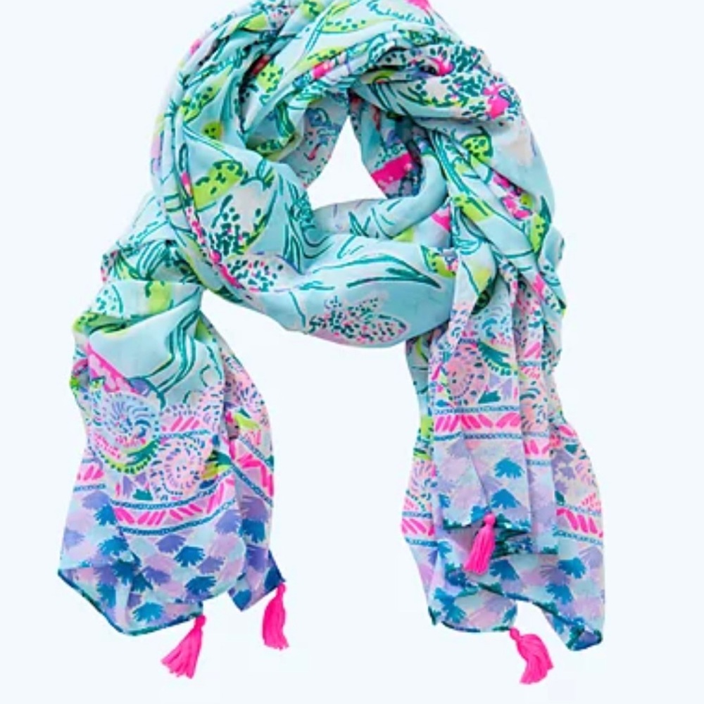 Lilly Pulitzer sea spray wrap - Picture 2 of 9